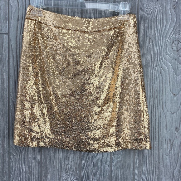 New Topshop Hold Sequin Mini Skirt - Picture 3 of 5